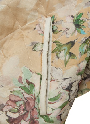  - DRIES VAN NOTEN - 花卉拉链飞行员夹克