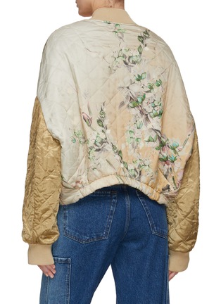 背面 - 点击放大 - DRIES VAN NOTEN - 花卉拉链飞行员夹克
