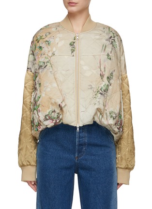 首图 - 点击放大 - DRIES VAN NOTEN - 花卉拉链飞行员夹克