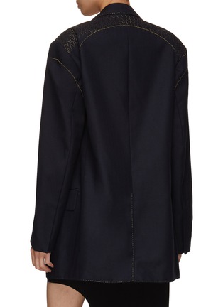 背面 - 点击放大 - DRIES VAN NOTEN - 拼接西装外套