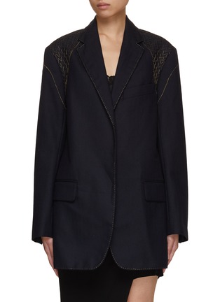 首图 - 点击放大 - DRIES VAN NOTEN - 拼接西装外套