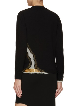 背面 - 点击放大 - DRIES VAN NOTEN - 串珠饰针织衫