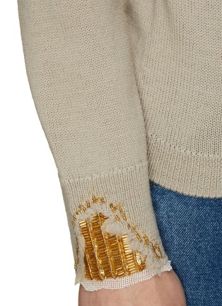  - DRIES VAN NOTEN - 串珠饰针织衫