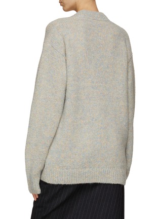 背面 - 点击放大 - DRIES VAN NOTEN - 男友风混羊驼毛开衫