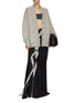 模特儿示范图 - 点击放大 - DRIES VAN NOTEN - 男友风混羊驼毛开衫