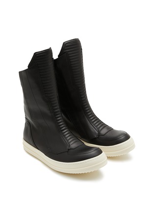 细节 - 点击放大 - RICK OWENS - 真皮筒靴