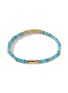 细节 - 点击放大 - JOHN HARDY - Classic Chain Turquoise 14K Gold Heishi Beaded Bracelet — Size UM