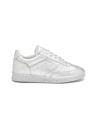 首图 - 点击放大 - MM6 MAISON MARGIELA - 金属感真皮运动鞋
