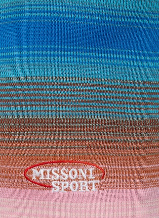  - MISSONI - 条纹圆领针织上衣