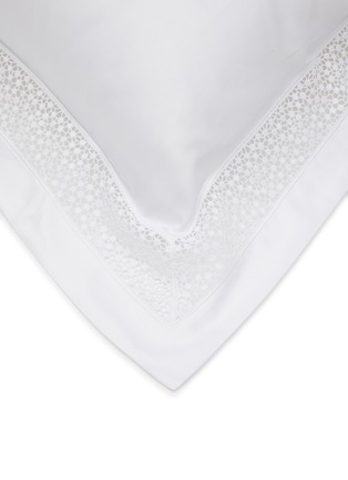 细节 –点击放大 - FRETTE - Forever Lace Pillow Case — White