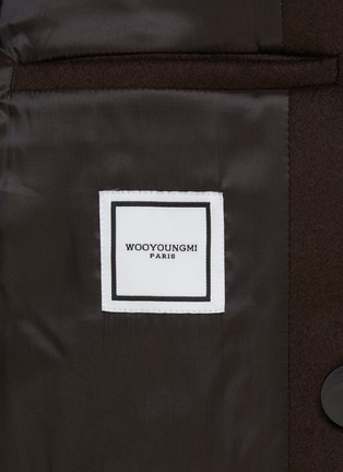  - WOOYOUNGMI - 混纺羊毛单排扣外套