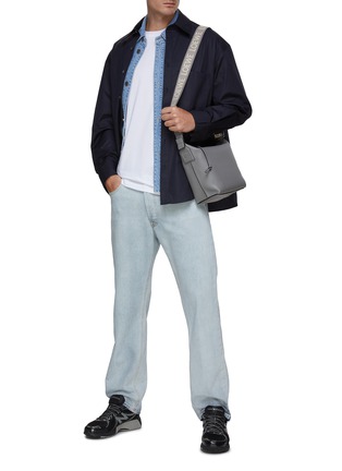 模特儿示范图 - 点击放大 - WOOYOUNGMI - LOGO 纽扣衬衫