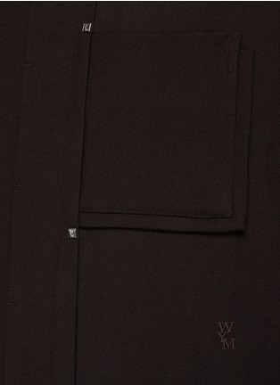  - WOOYOUNGMI - 单口袋羊毛衬衫