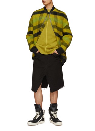 模特儿示范图 - 点击放大 - RICK OWENS - 羊绒混羊毛套头毛衣