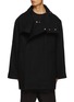 首图 - 点击放大 - RICK OWENS - 孔眼厚呢短大衣
