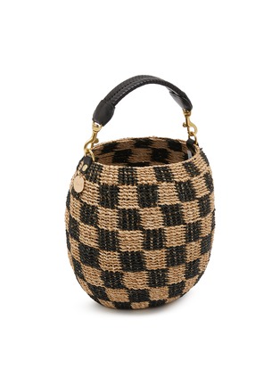 细节 - 点击放大 - CLARE V. - Pot de Miel Chequered Basket Bag