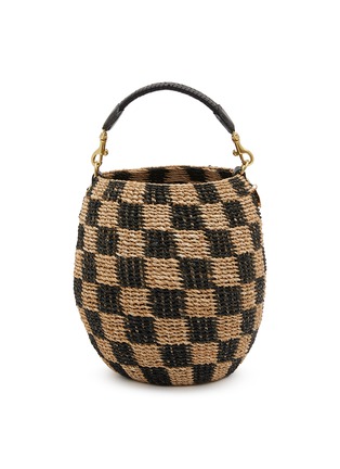 首图 - 点击放大 - CLARE V. - Pot de Miel Chequered Basket Bag
