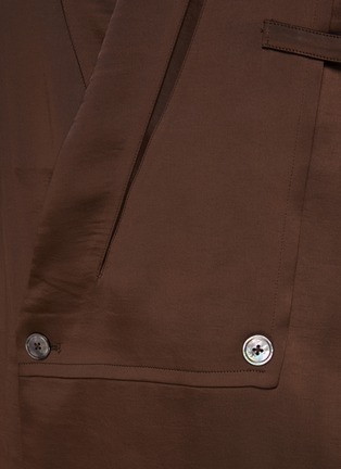  - RE: BY MAISON SANS TITRE - 包裹式缎面衬衫