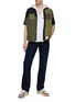 模特儿示范图 - 点击放大 - WASHI - Kozo Jougen Straight Leg Jeans
