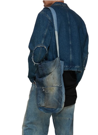模特儿示范图 - 点击放大 - WASHI - Mikimono Denim Bag and Mickey Plush