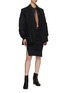 模特儿示范图 - 点击放大 - MM6 MAISON MARGIELA - 纽扣无领马甲