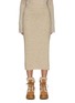首图 - 点击放大 - PESERICO - Chunky Ribbed Knit Pencil Skirt