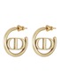 首图 - 点击放大 - LANE CRAWFORD VINTAGE ACCESSORIES - Christian Dior Gold Tone Hoop Earrings