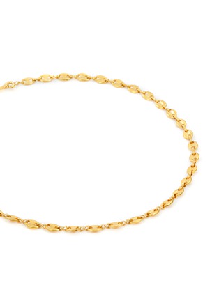 细节 - 点击放大 - LANE CRAWFORD VINTAGE ACCESSORIES - 14K Gold Plated Double Round Chain Necklace