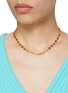 模特示范图 - 点击放大 - LANE CRAWFORD VINTAGE ACCESSORIES - 14K Gold Plated Double Round Chain Necklace
