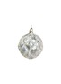 首图 –点击放大 - SHISHI - Frosted Grid Glass Ball Ornament – White Glitter