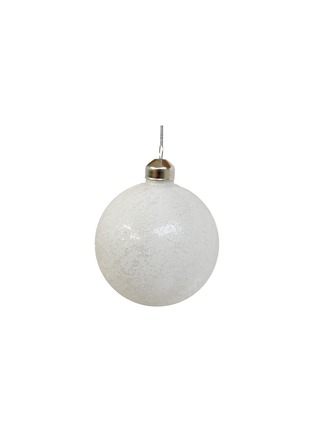 首图 –点击放大 - SHISHI - Frosted Glitter Embellished Glass Ball Ornament