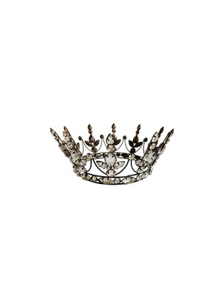 首图 –点击放大 - SHISHI - Metal Rhinestone Crown Ornament — Antique Copper