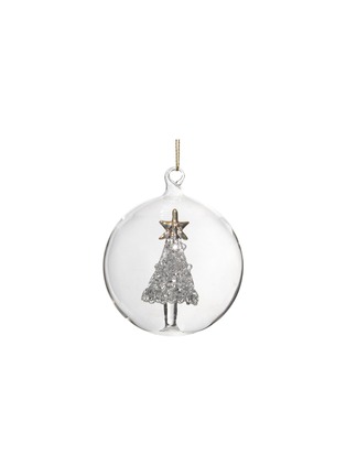 首图 –点击放大 - SHISHI - Gilded Tree Glass Ball Ornament — Clear