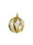 首图 –点击放大 - SHISHI - Gold Toned Leaf Glass Ball Ornament