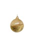 首图 –点击放大 - SHISHI - Gold Toned Leaf Glass Ball Ornament — Transparent