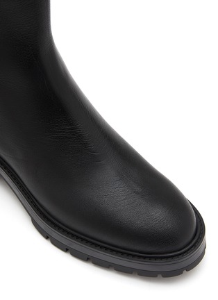 细节 - 点击放大 - AQUAZZURA - 纳帕真皮筒靴