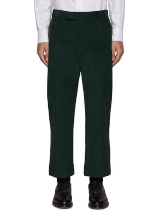 首图 - 点击放大 - THOM BROWNE - 灯芯绒直筒长裤