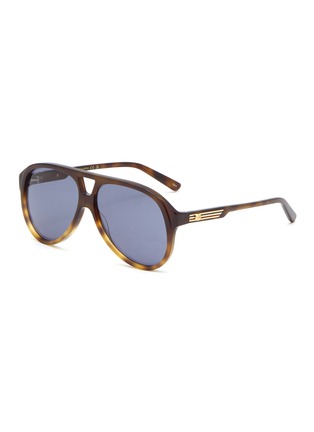 GUCCI | 琥珀飞行员太阳眼镜