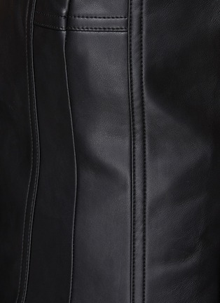  - AMIRI - 仿皮革束身上衣
