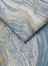 细节 –点击放大 - CELSO DE LEMOS - FILIGRANE 床罩 — 蓝色
