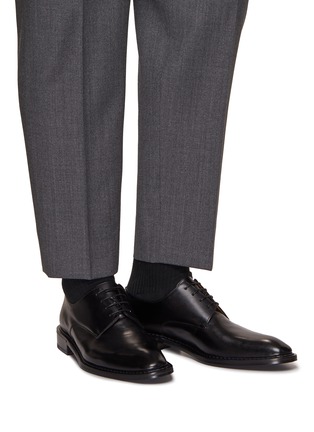 模特儿示范图 - 点击放大 - TESTONI - Venezia Leather Loafers