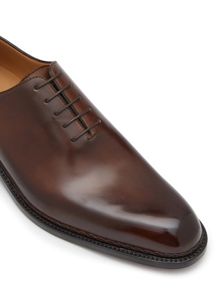 细节 - 点击放大 - TESTONI - 10-Eyelet Leather Oxford Shoes