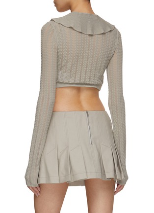 背面 - 点击放大 - DION LEE - 荷叶边针织衬衫