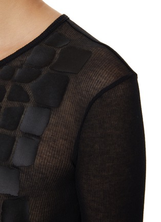  - DION LEE - 鳄鱼皮纹针织衫