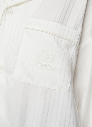  - BONBOM - 条纹睡衣式衬衫