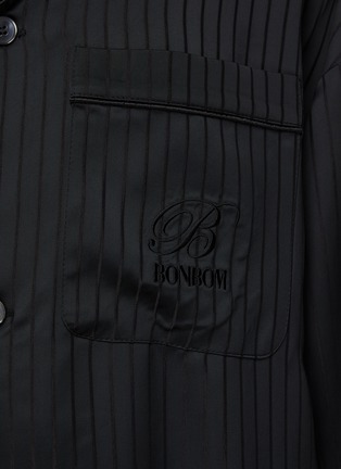  - BONBOM - 条纹睡衣式衬衫