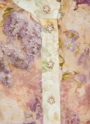  - ZIMMERMANN - SENSORY 水钻扣饰印花衬衫
