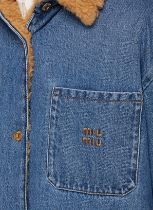 - MIU MIU - 毛领牛仔外套