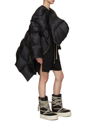 细节 - 点击放大 - RICK OWENS - X MONCLER 绗缝连帽外套