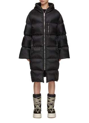 首图 - 点击放大 - RICK OWENS - X MONCLER 绗缝连帽外套